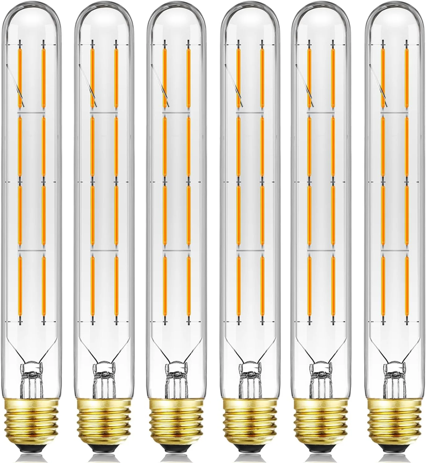 Ampolleta LED tubular E26 8W luz cálida 2700K regulable