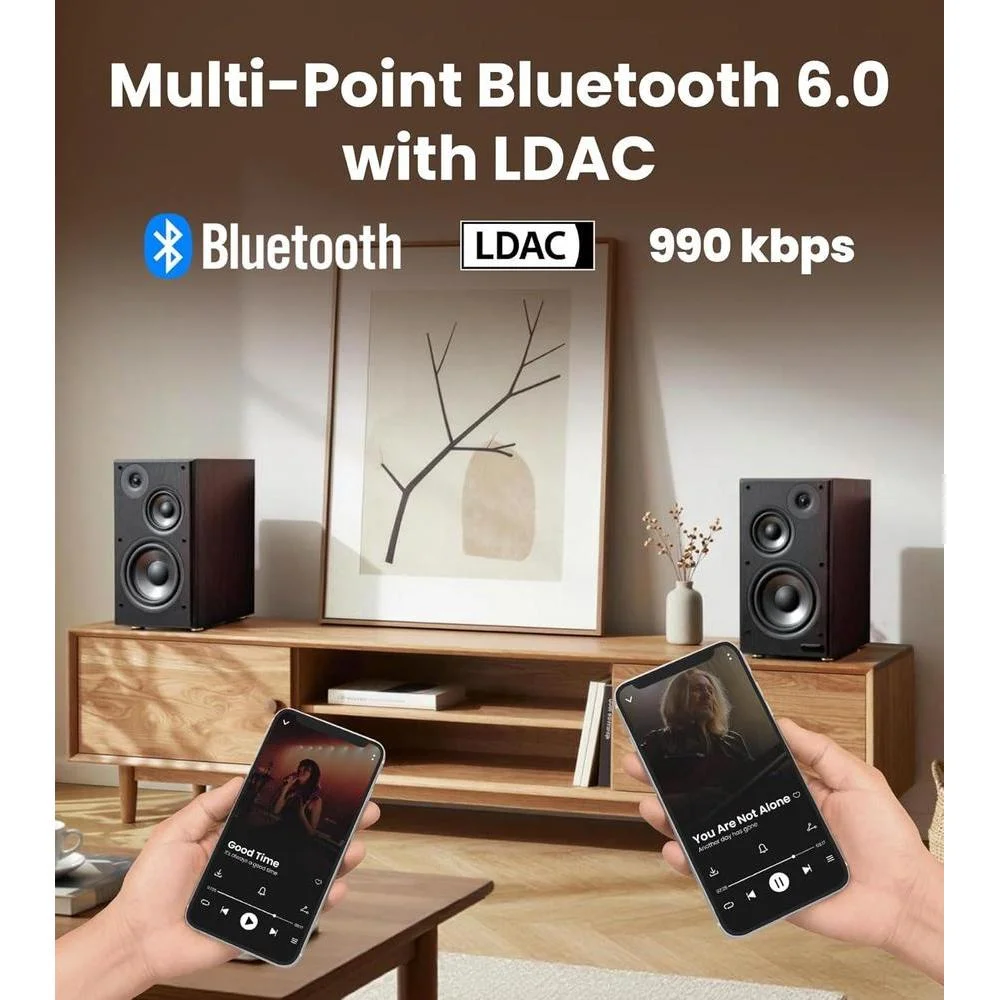 Altavoces Edifier R2750DB MKII de 3 vías con Bluetooth 6.0, HDMI y alta resolución para audio en el hogar