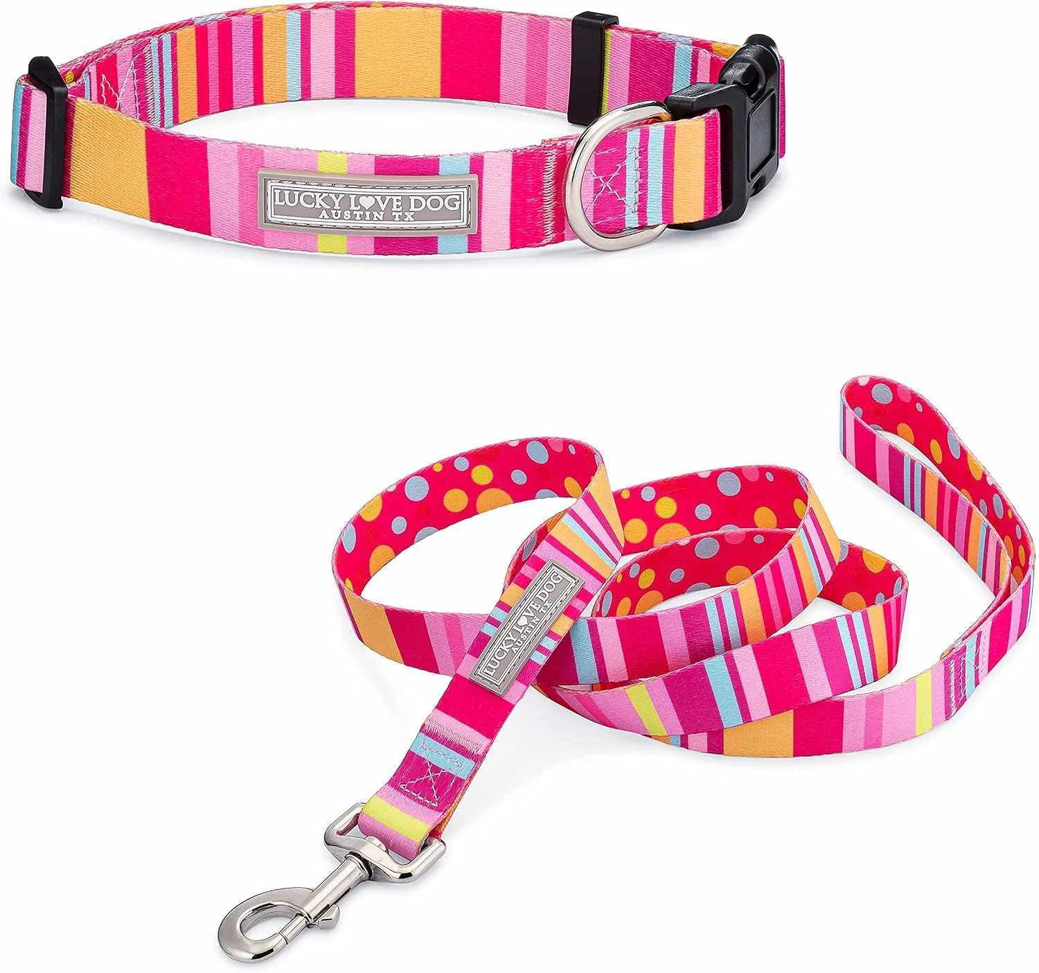 Collar y correa para perro Lucky Love Dog Molly talla X-Small