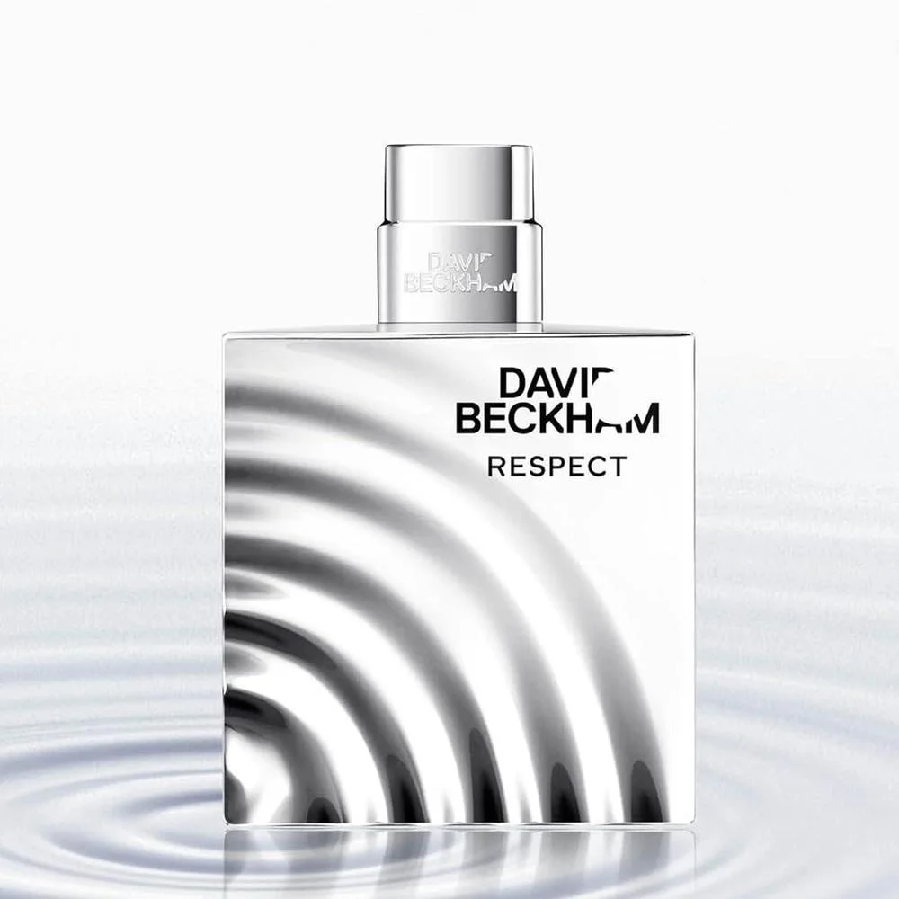 David Beckham Respect para hombres, fragancia aromática amaderada con cardamomo y musgo de roble, larga duración