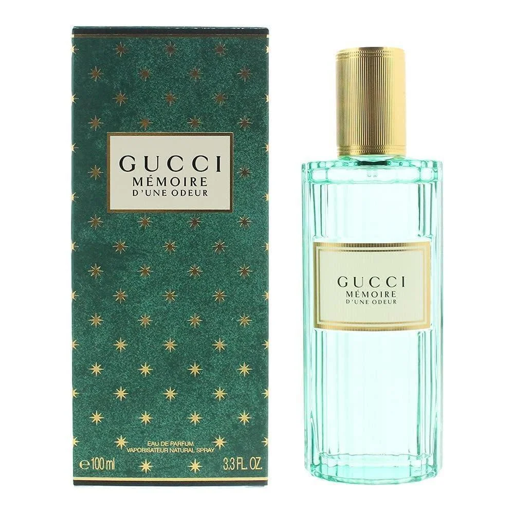 Gucci Memoire Dune Odeur Edp Spray Unisex, fragancia frutada con notas de jazmín, vainilla y cedro