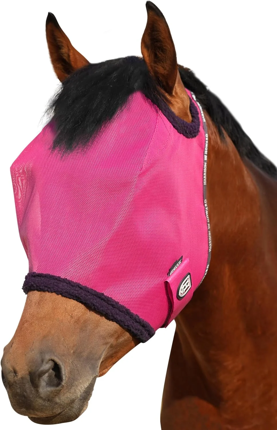 Cabestro para caballo Harrison Howard All Round Mesh UV Protective talla S magenta
