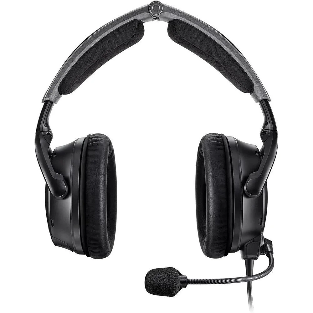 Auriculares Bose A30 Bluetooth para Aviación con Diseño Ligero, ANR Ajustable y Micrófono de Cancelación de Ruido Negro