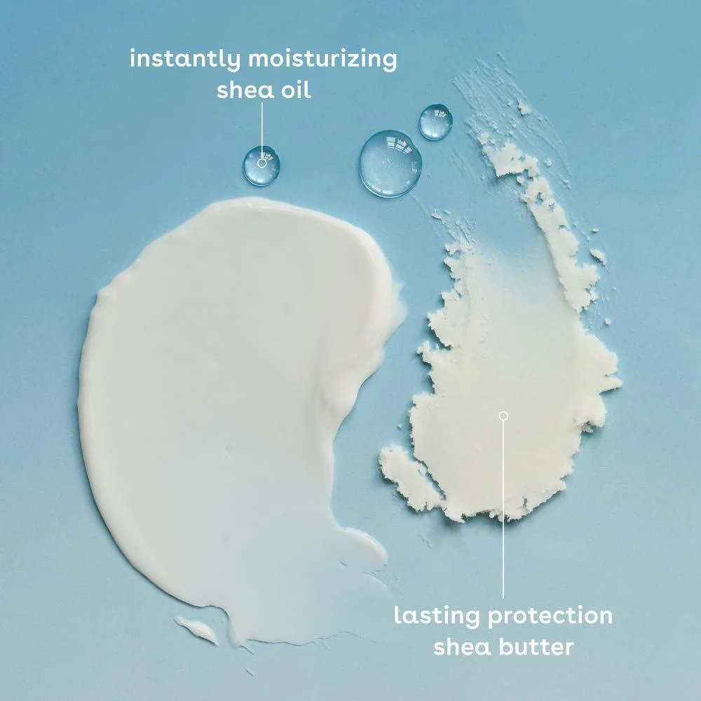 Paquete de loción corporal eos Shea Better con variedad de aromas naturales para hidratación prolongada