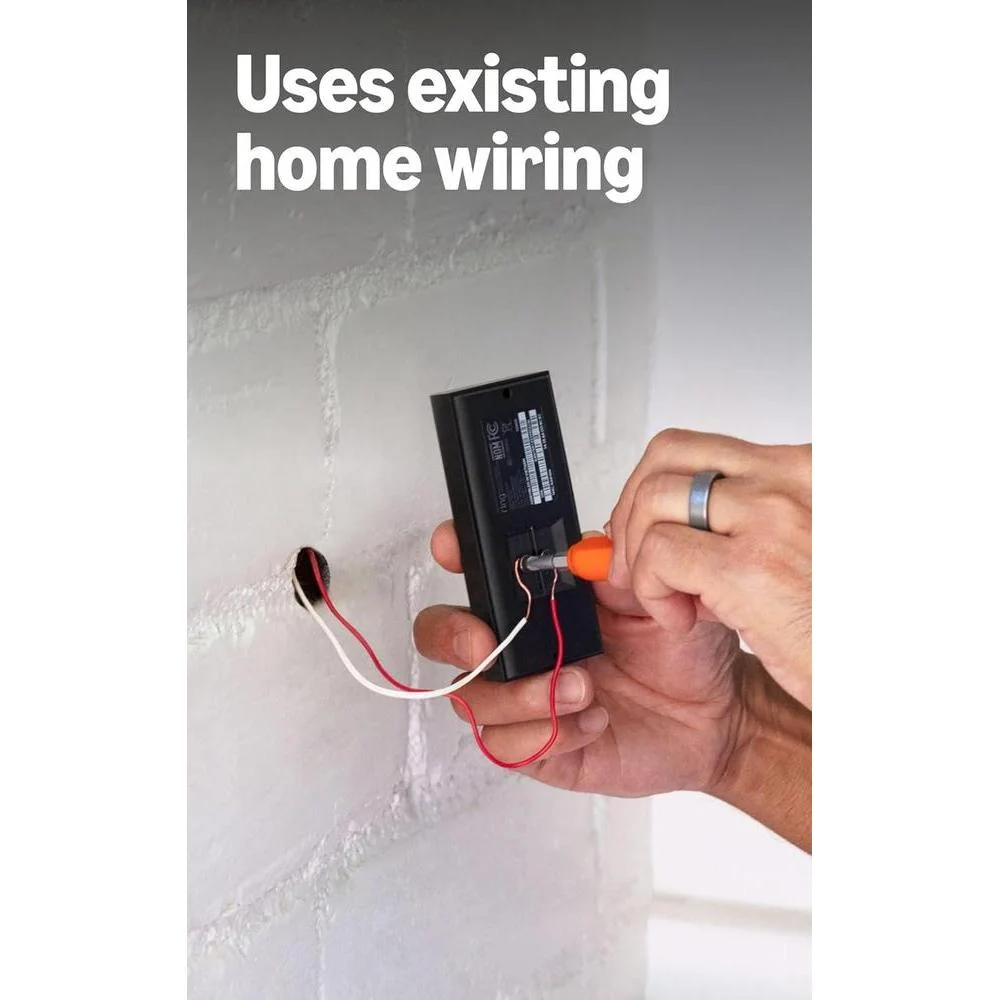 Ring Video Doorbell Wired con cámara HD, detección de movimiento avanzada, comunicación bidireccional y alertas en tiempo real, compatible con Alexa