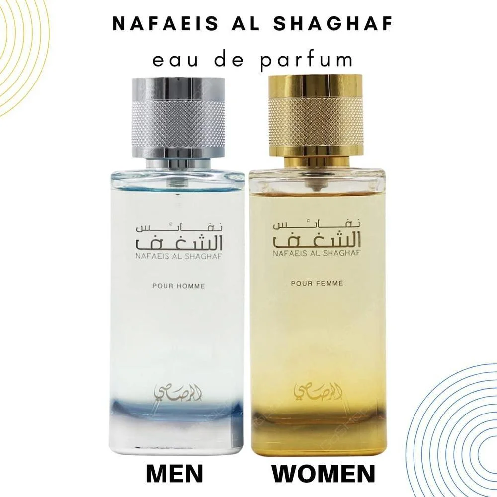 RASASI Shaghaf Hombres y Shaghaf Mujeres EDP, Fragancia Duradera