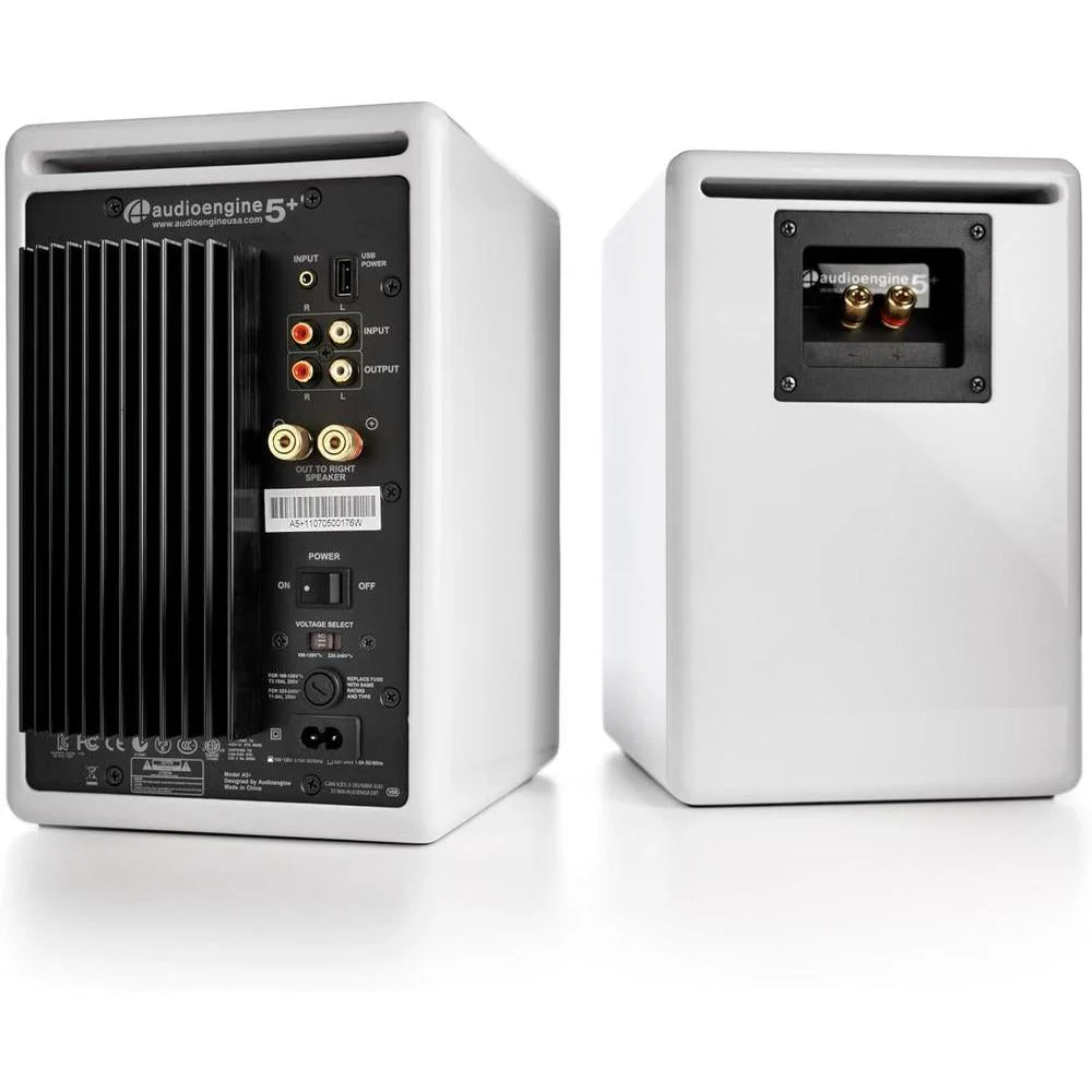Bocinas de Estantería Amplificadas Audioengine A5+ para Música, Juegos, Turntables y Teatro en Casa