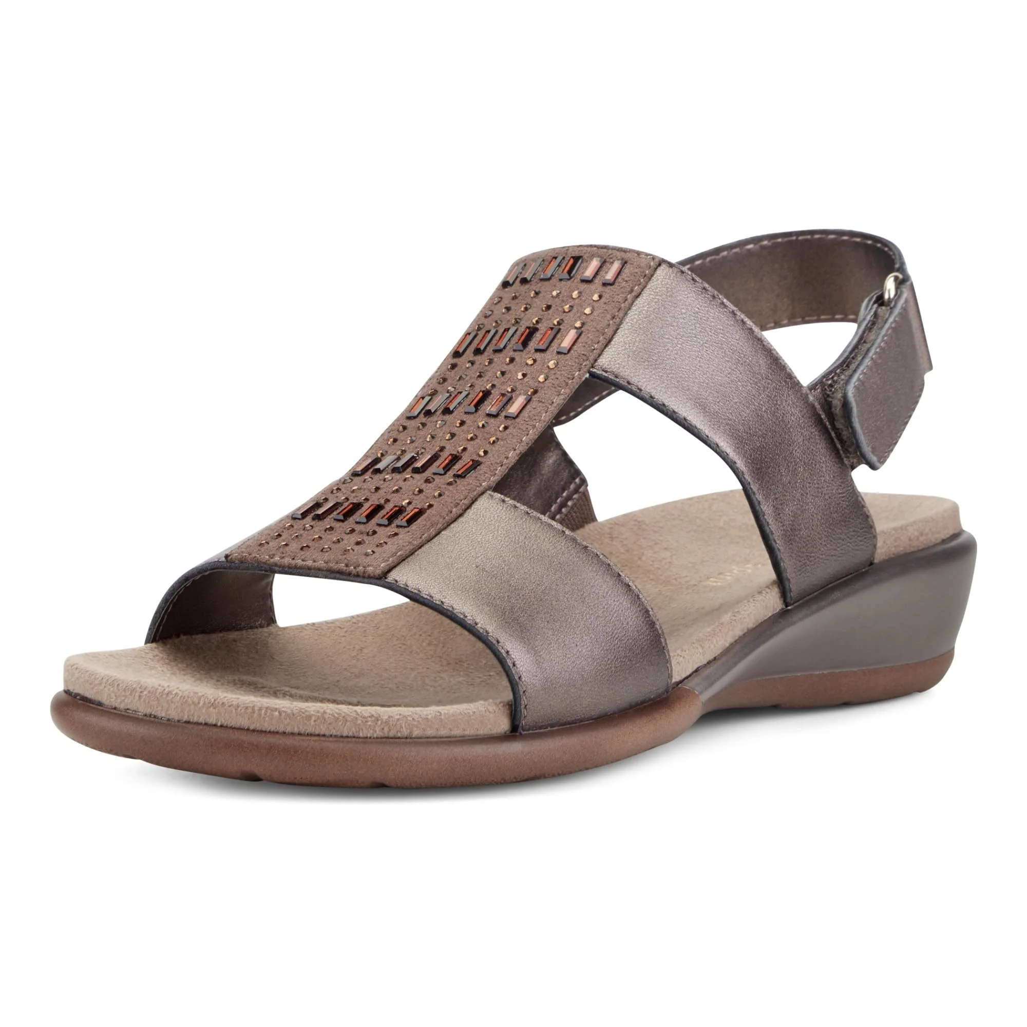 Easy Spirit Hazel Women's Sandal, 10 B(M) US, Bronze