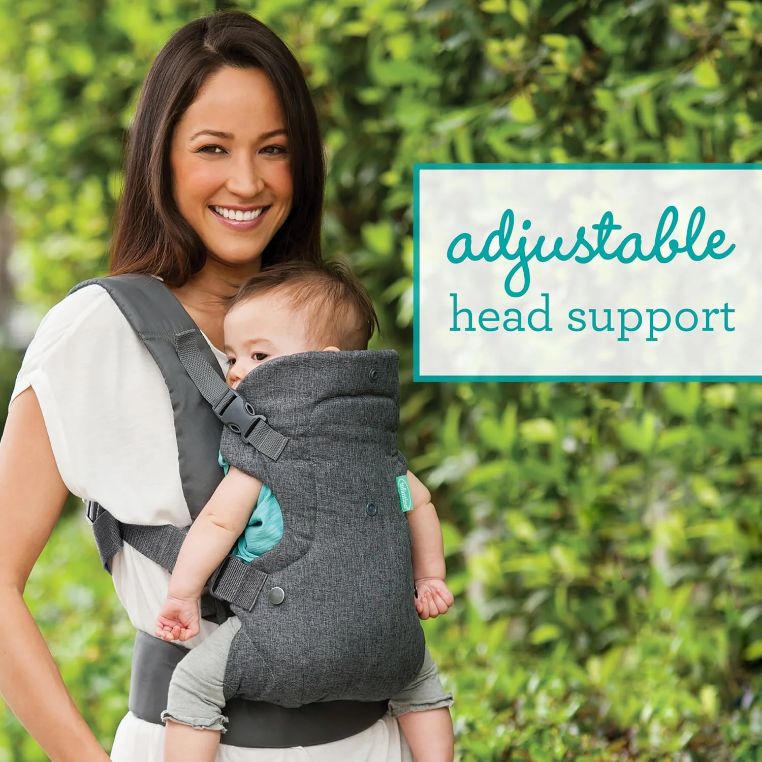 Infantino Flip 4 en 1 Portabebés Ergonómico Convertible Gris