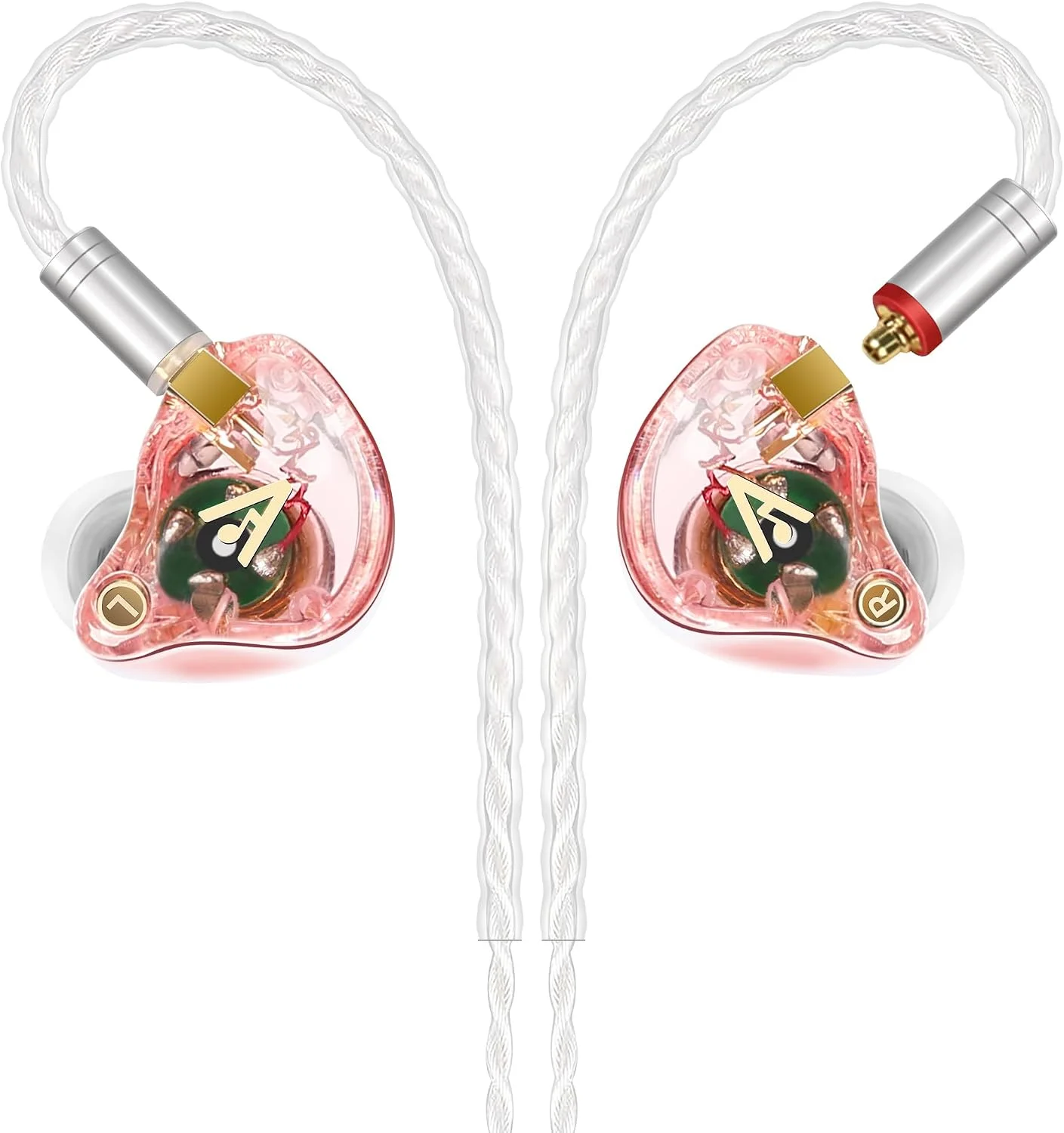 Audífonos In-Ear Audiovance Vibes 202 HiFi con cable plateado