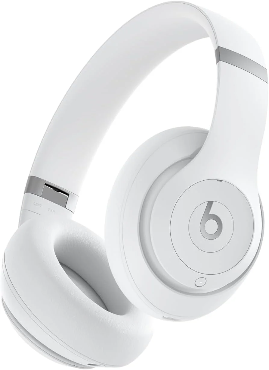 Beats Studio Pro Premium Wireless Over-Ear Headphones- Up to 40-Hour Battery Life, Active Noise Cancelling, Great for travel & commuting, USB-C Lossless Audio, Apple & Android Compatible - Matte White