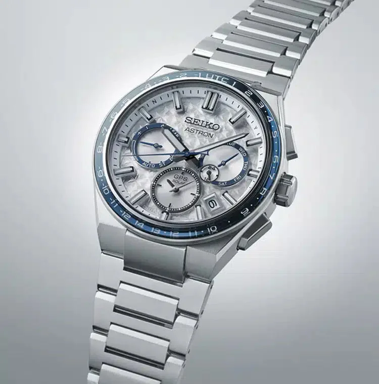 Seiko Astron GPS Solar Cronógrafo SSH135 Edición Limitada Esfera Blanca
