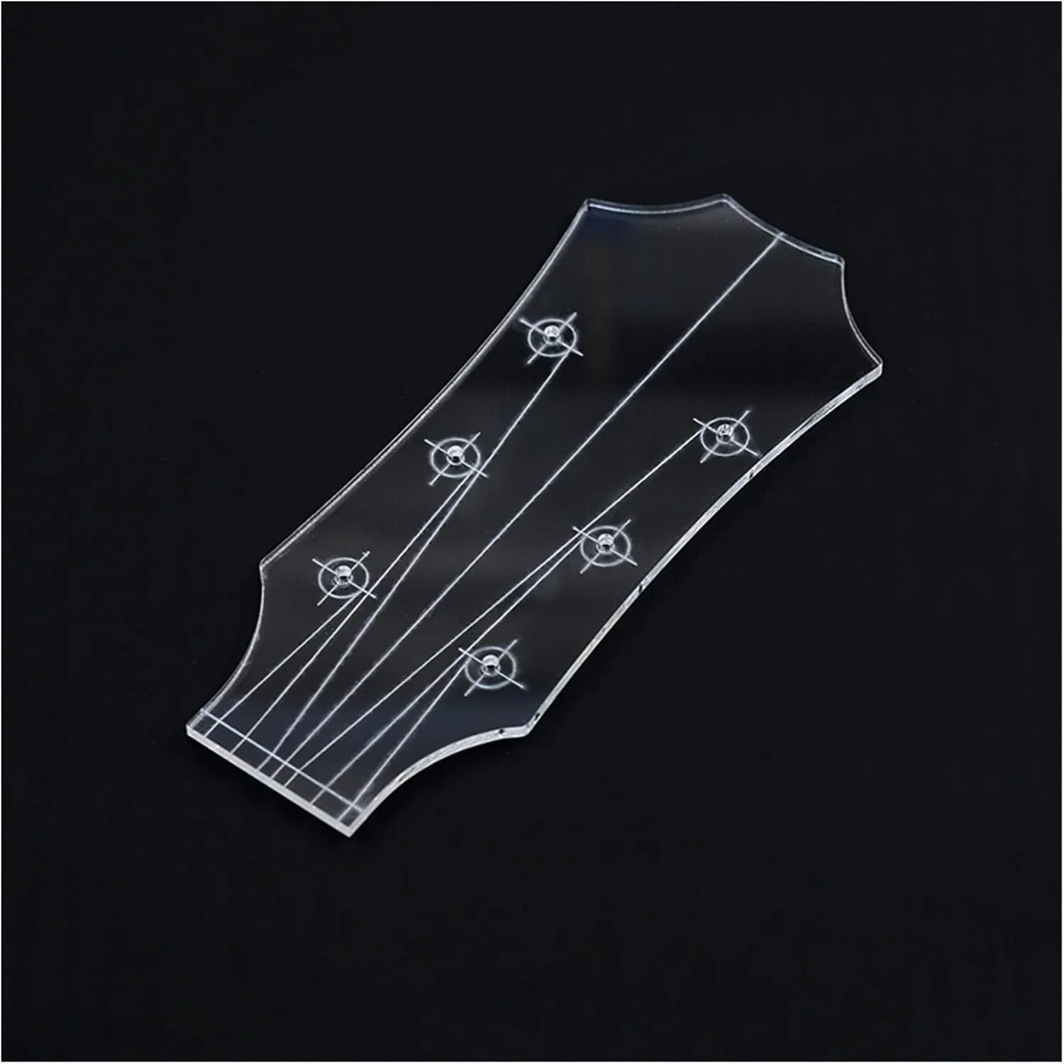 Plantilla de cabeza de guitarra Cobyda transparente para guitarra eléctrica, acústica y ukelele