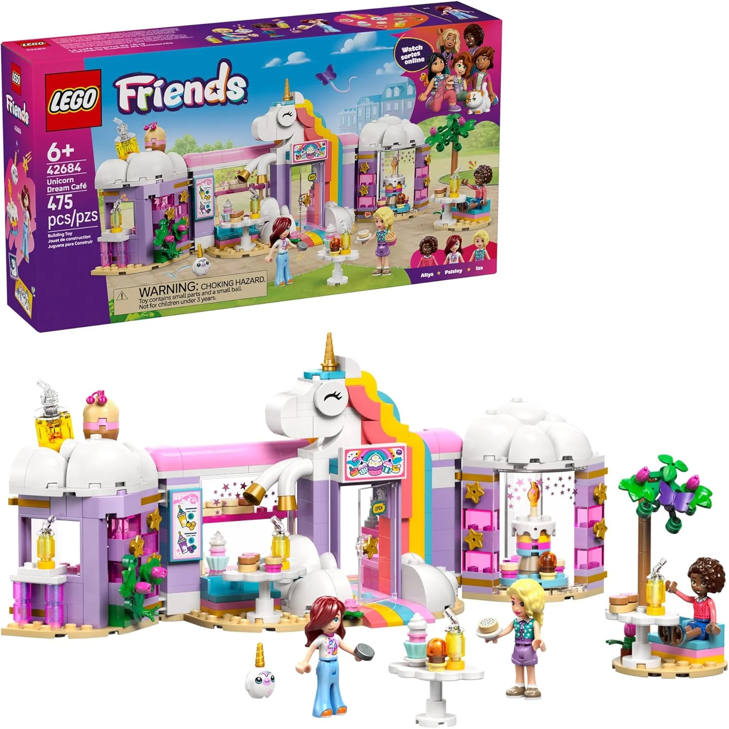 Set de construcción LEGO Friends Café Unicornio Dream 42684