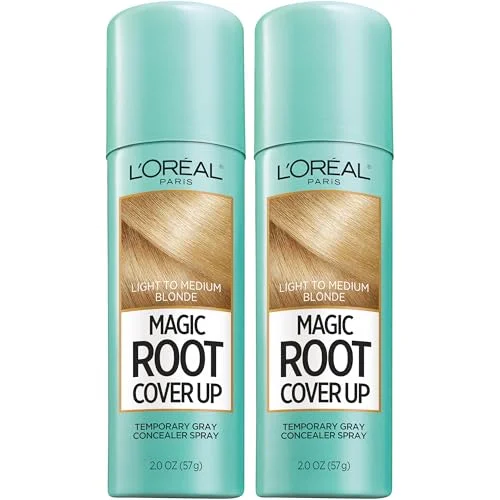 Spray Cubridor de Raíces Magic Root L'Oreal Paris Rubio Claro/Medio 2 oz Pack 2