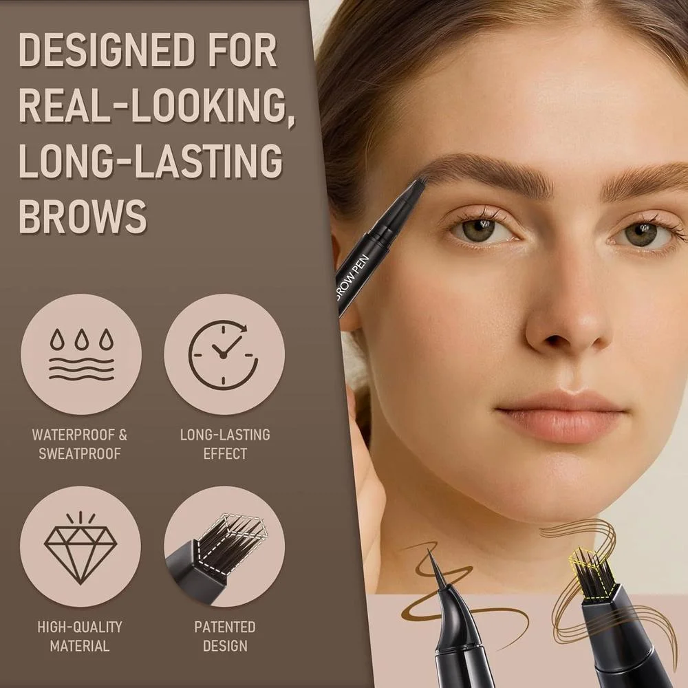 Lápiz de Cejas Doble Punta 4D Brow-Fection