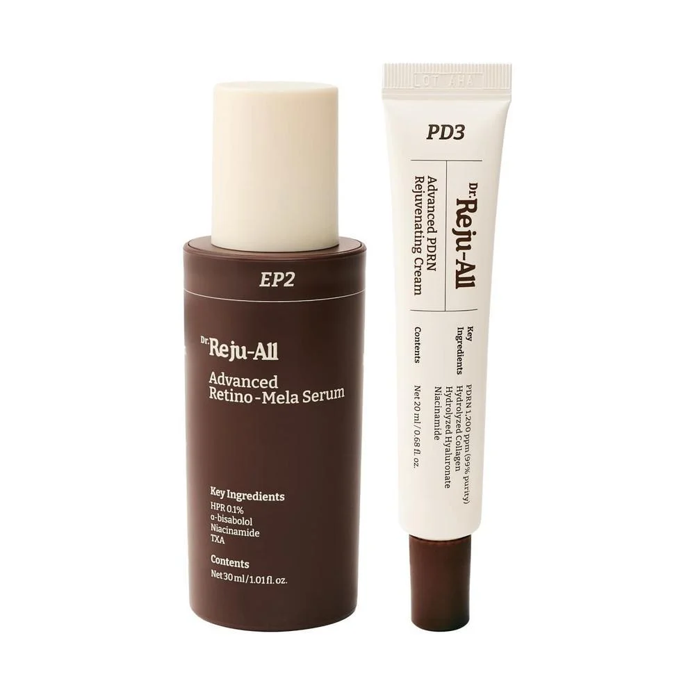 Dúo Reparador y Tonificante Dr.Reju-All con Crema PDRN y Sérum Retinol