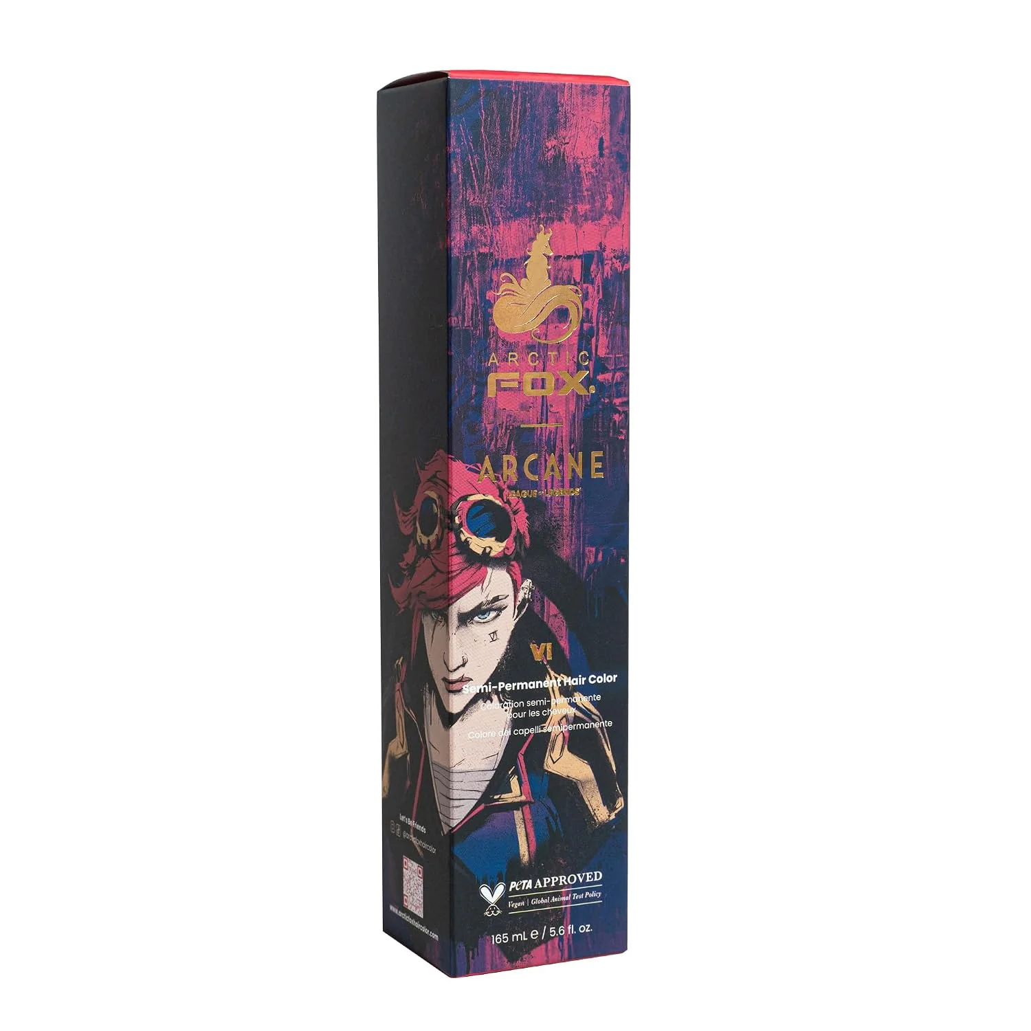 Tintura Semipermanente Arctic Fox Arcane Vi Rosa Intenso 165ml