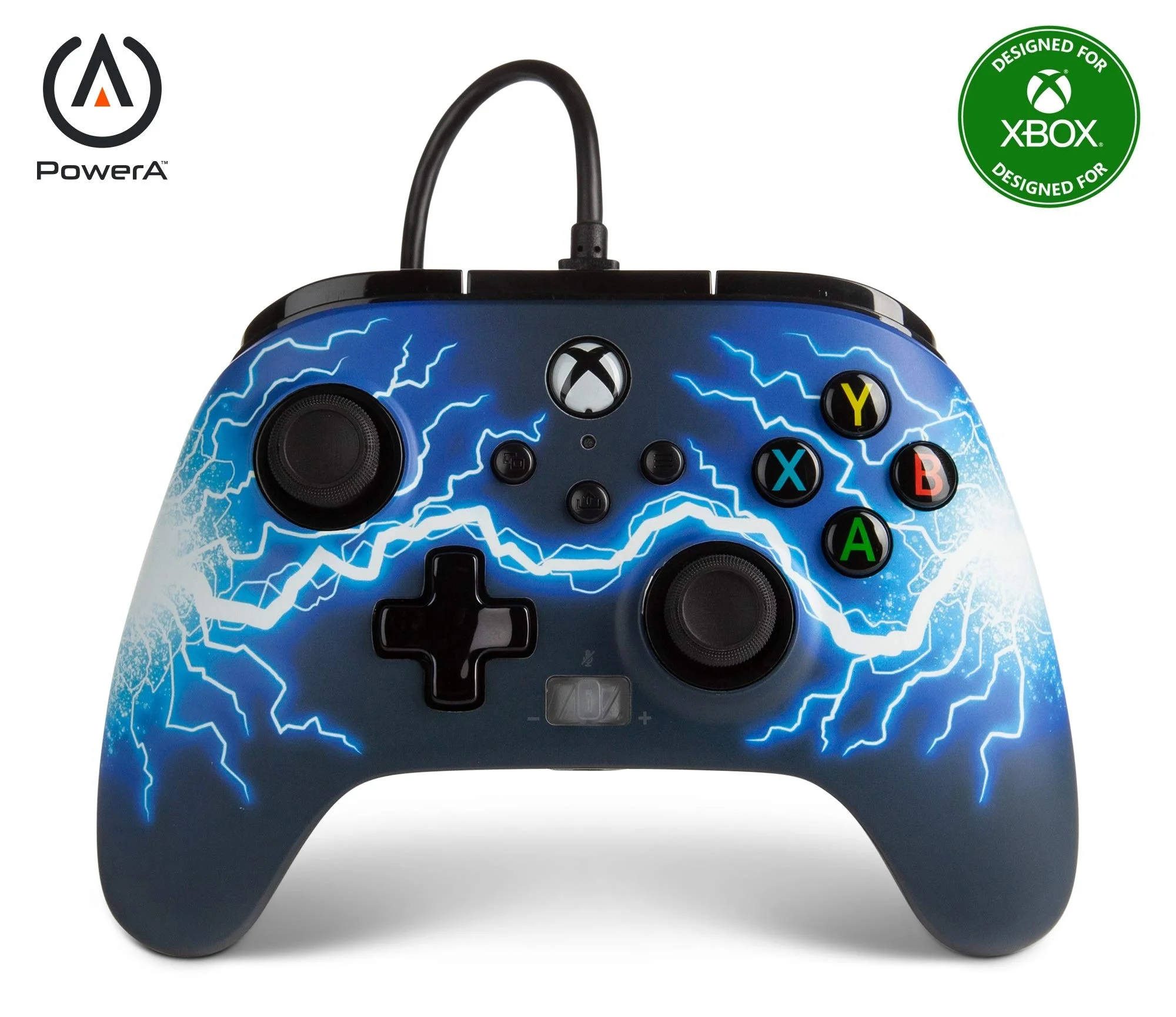 PowerA Enhanced Wired Controller for Xbox Series X S - Arc Lightning, Officially Licensed for Xbox
