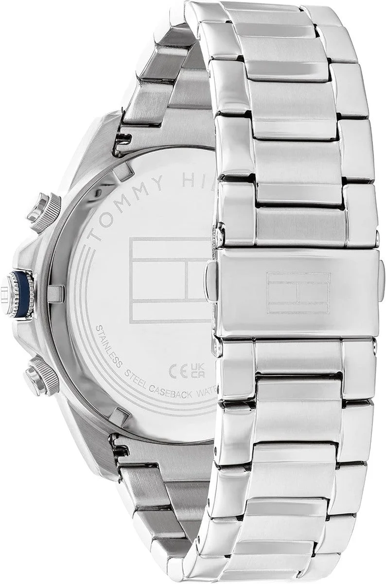 Tommy Hilfiger Men's Multifunction Quartz Watch, Stainless Steel Bracelet 46mm