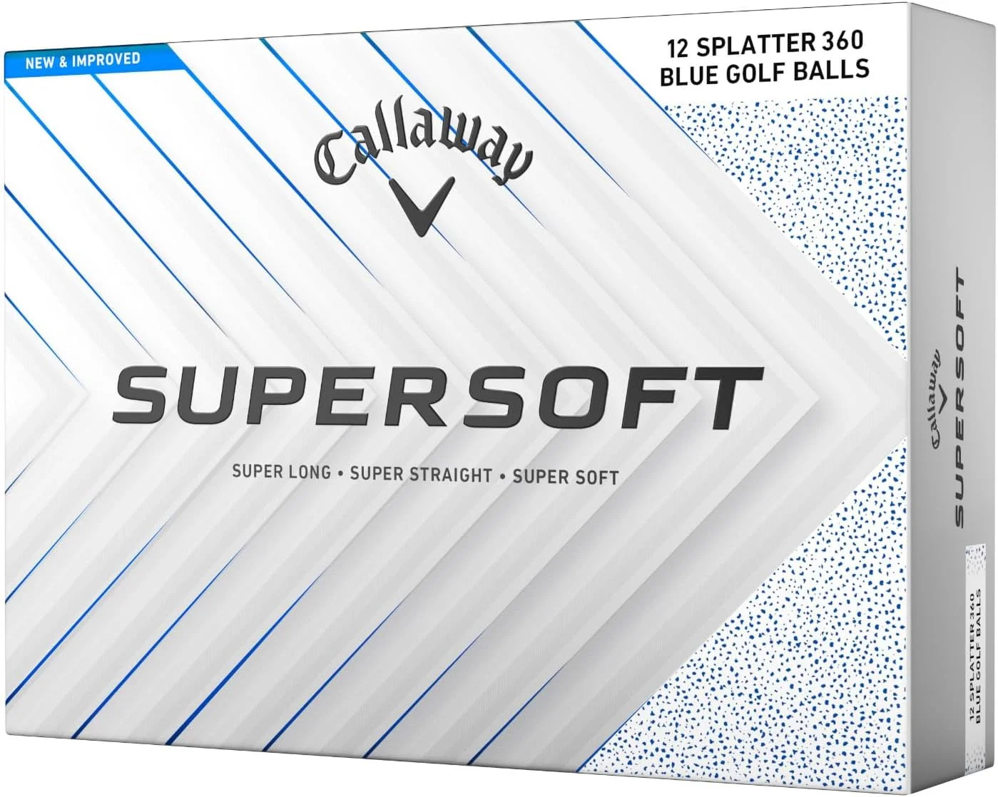 Callaway Golf Supersoft Golf Balls (2025, Blue Splatter)