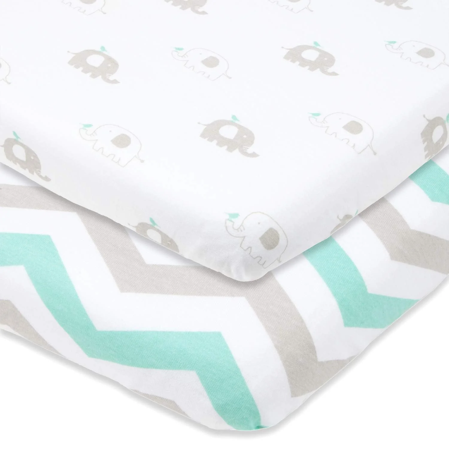 Sábanas para cuna Joey + Joan 20x30 cm algodón 100% juego de 2 piezas