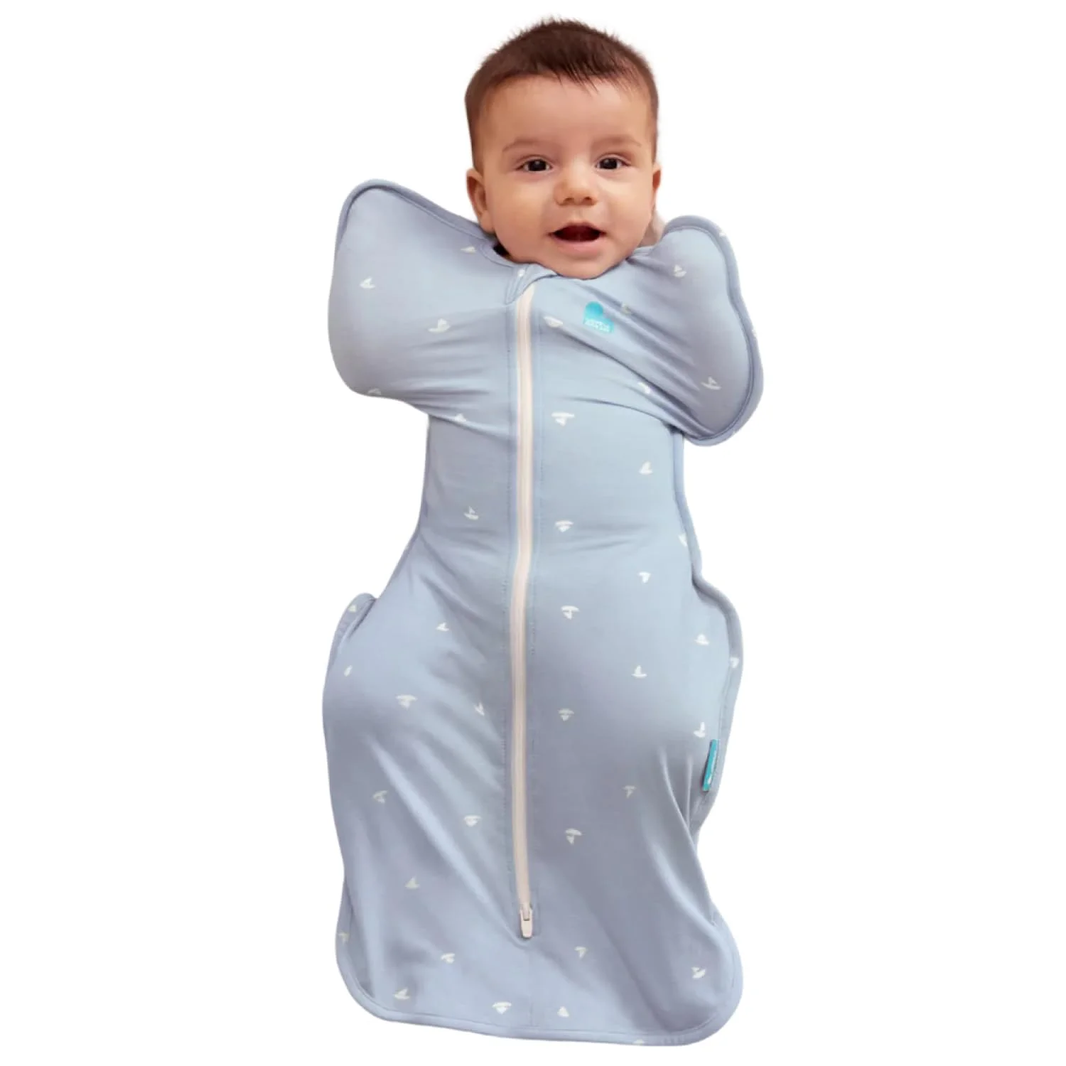 Saco de dormir Swaddle Up Bamboo Love to Dream 1.0 TOG para bebé 5-8.5 lbs azul
