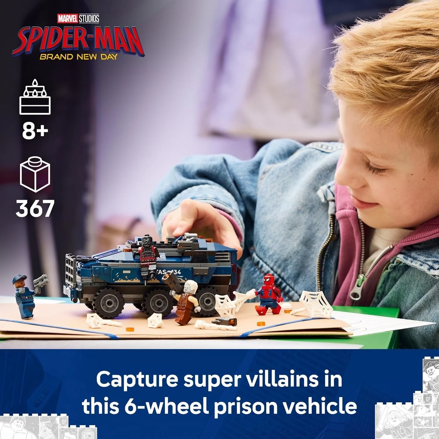 LEGO Marvel Spider-Man Prison Transport Chase