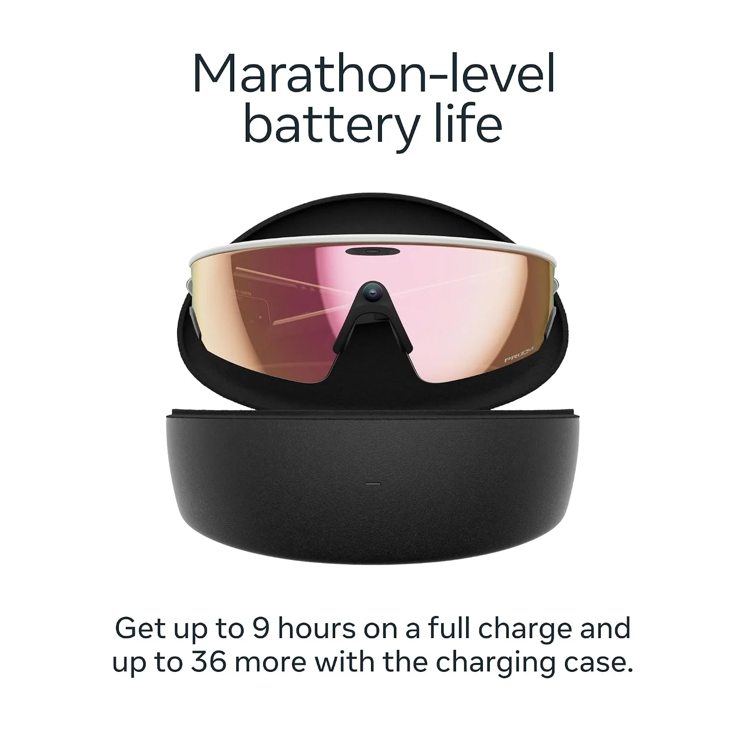 Oakley Meta Vanguard - White · Prizm Rose Gold