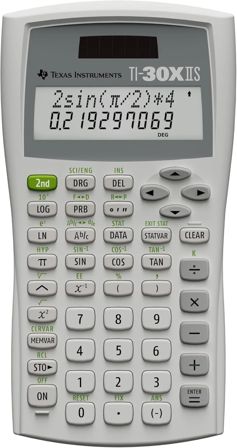 Calculadora científica Texas Instruments TI-30XIIS blanca