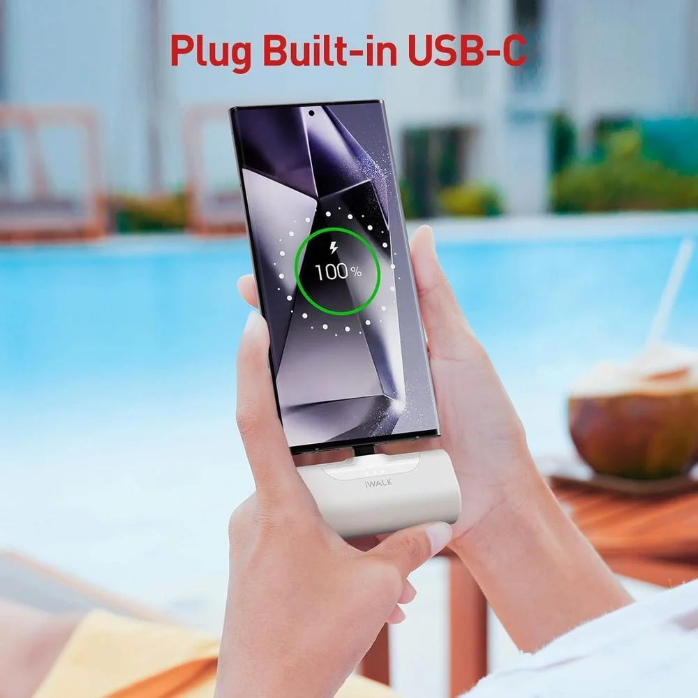 iWALK Cargador Portátil Pequeño USB-C