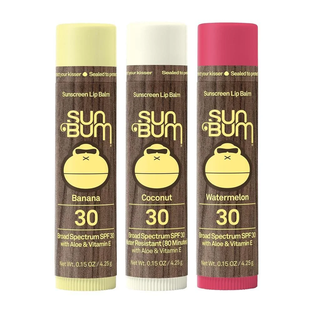 Sun Bum Bálsamo Labial SPF 30 Pack de Sabores Surtidos
