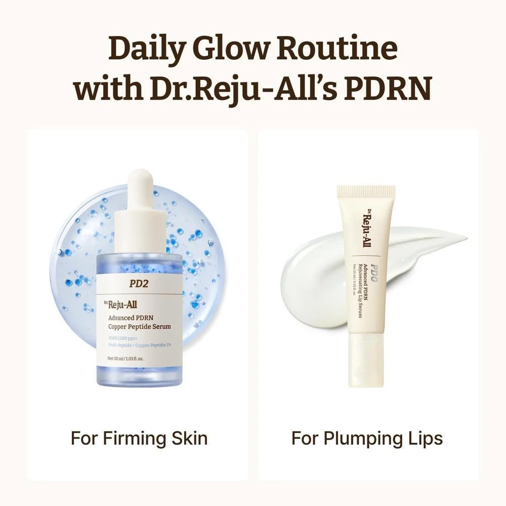 Dr.Reju-All PDRN Plumping Duo: Suero Facial Y Labial PDRN + Péptido De Cobre