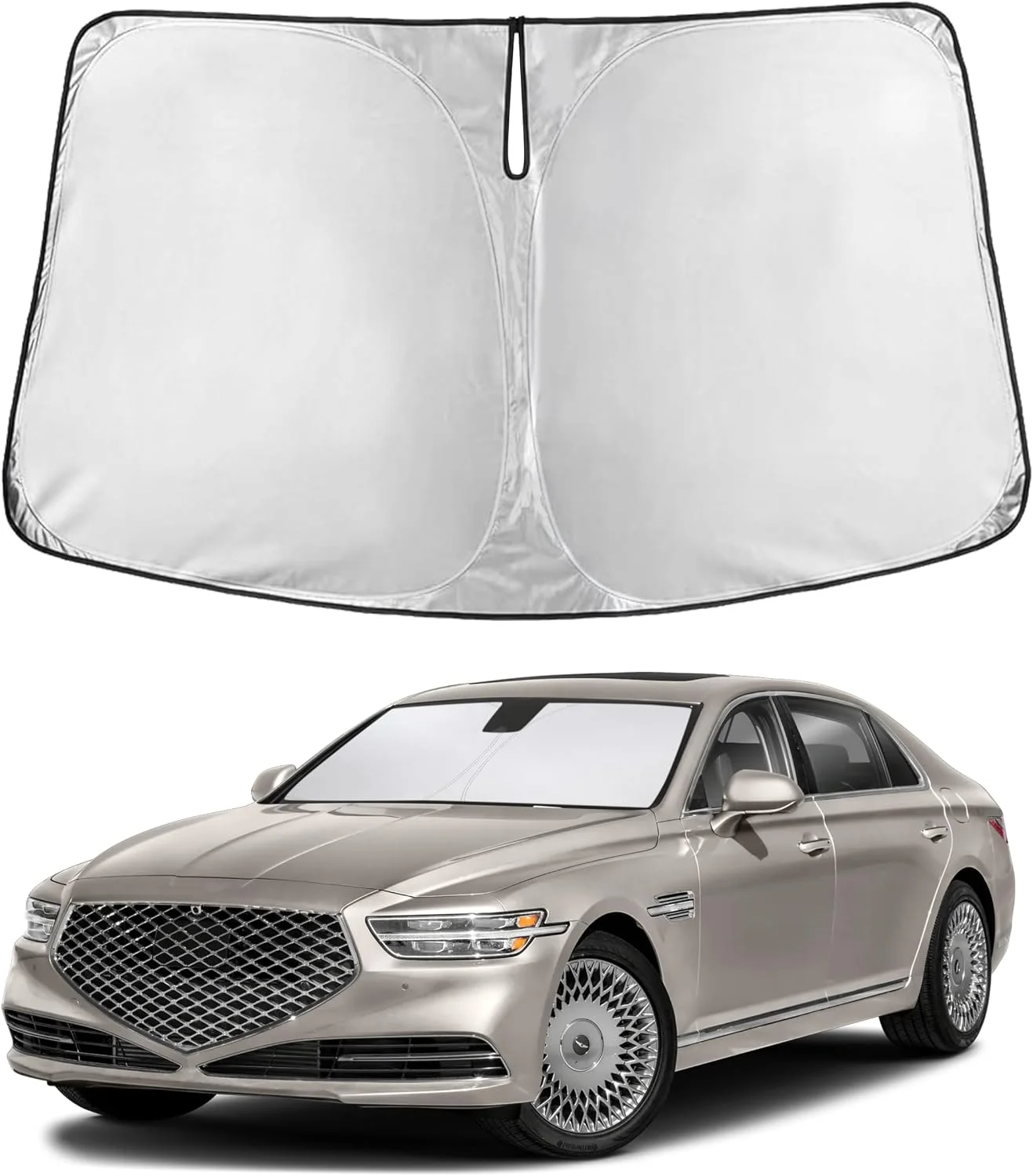 Parasol para parabrisas EcoNour compatible con Genesis G90 2017-2022