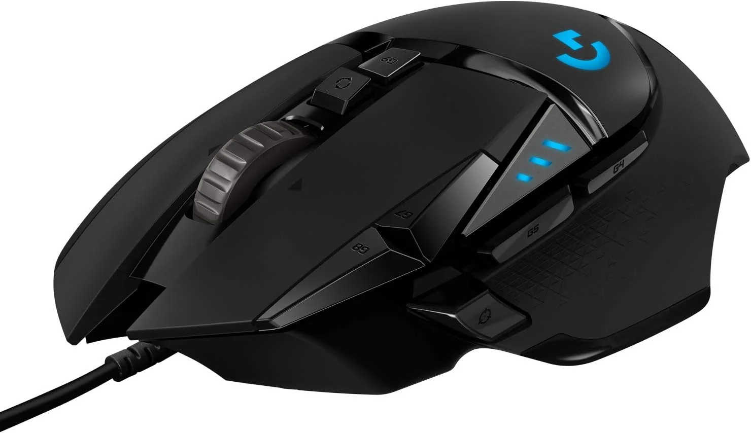 Mouse Gamer Logitech G502 Hero Alámbrico Negro