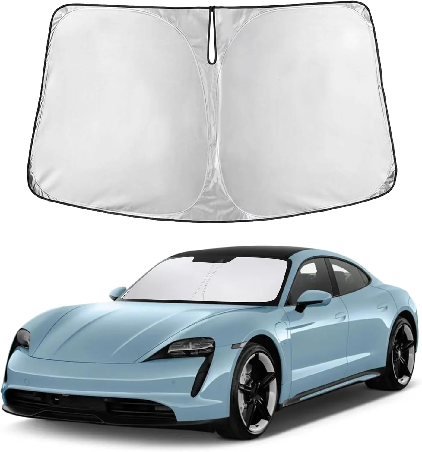 Parasol para parabrisas EcoNour compatible con Porsche Taycan 2020-2025