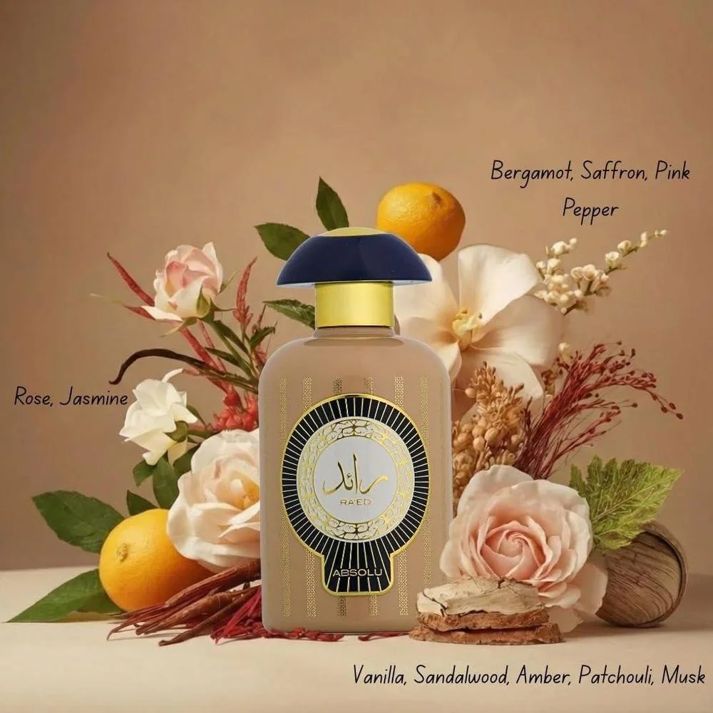 Lattafa Ra'ed Absolu Eau de Parfum Unisex Dulce y Amaderado de Larga Duración