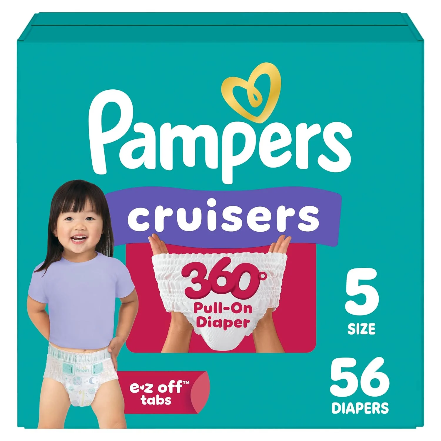 Pampers Cruisers 360 Pañales Tipo Calzoncito para Bebé Tallas 3 a 8