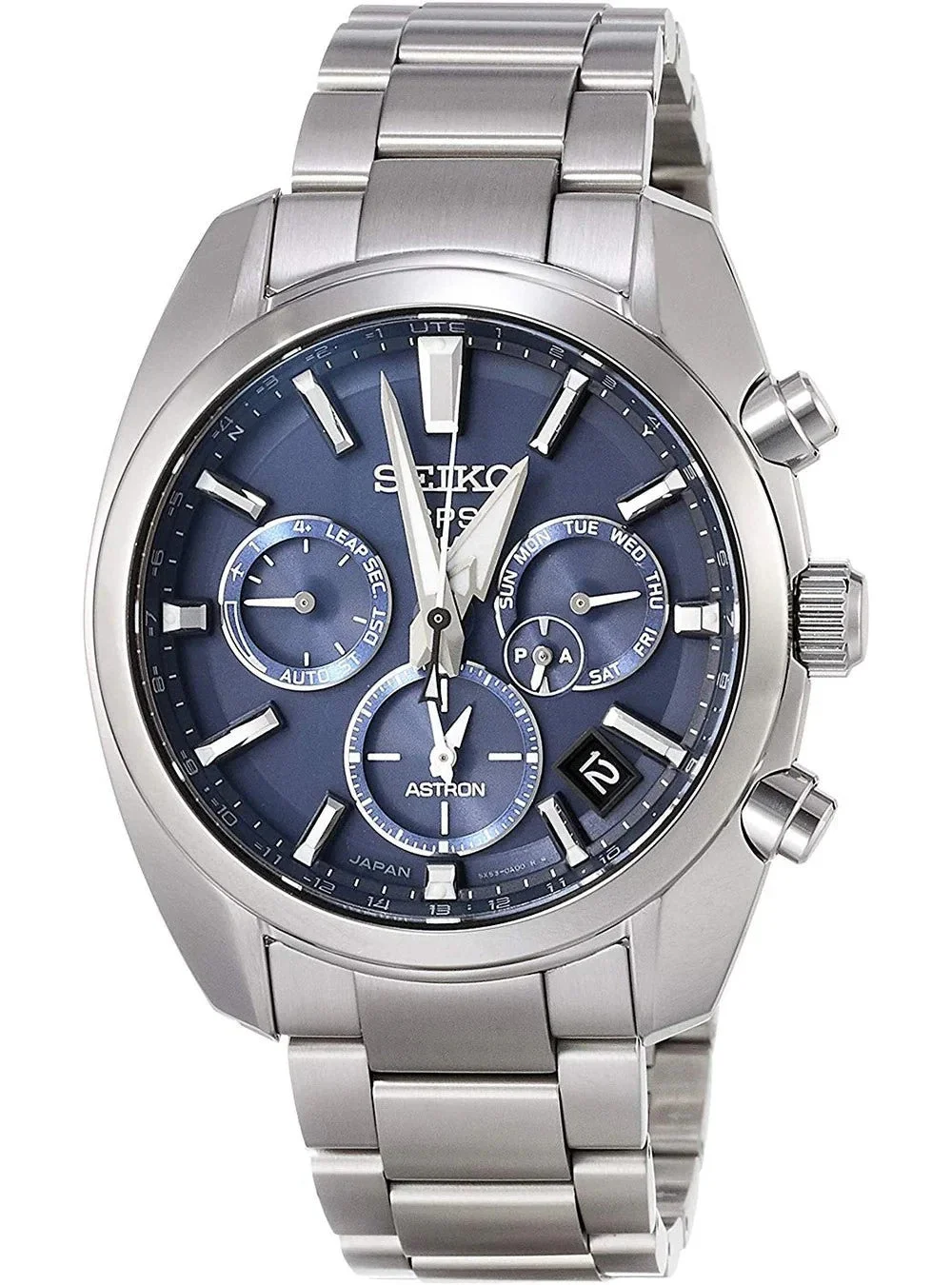 Seiko Astron GPS Solar SSH019 Esfera Azul Acero Inoxidable 43 mm