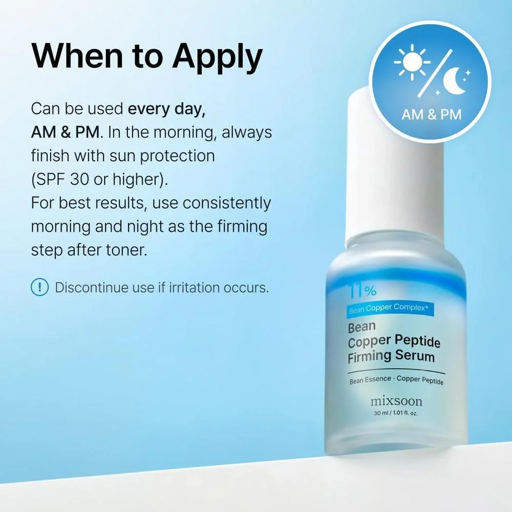 Suero Facial Mixsoon Con 2% Niacinamida + Péptidos De Cobre 30ml