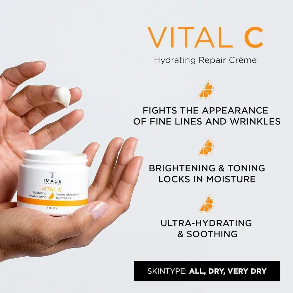 Image Skincare Crema De Noche Hidratante Vital C Con Ácido Hialurónico 57ml