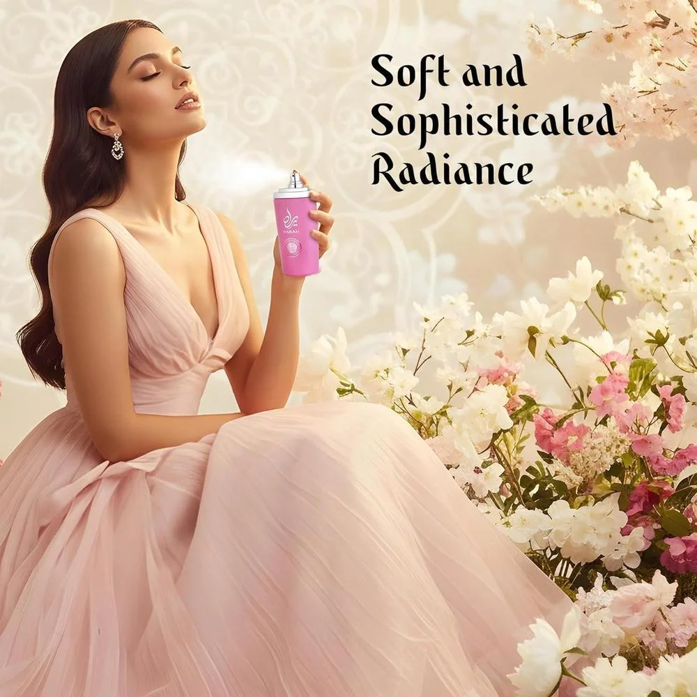 SAADAH Yarah Eau De Parfum para Mujer 4.0 Fl.oz, 120ml Perfume Oriental Vainilla Gourmand, Orquídea Dulce, Mandarina, Frutas Tropicales, Vainilla, Musk y Sándalo, Fragancia de Lujo Polvosa de Larga Duración