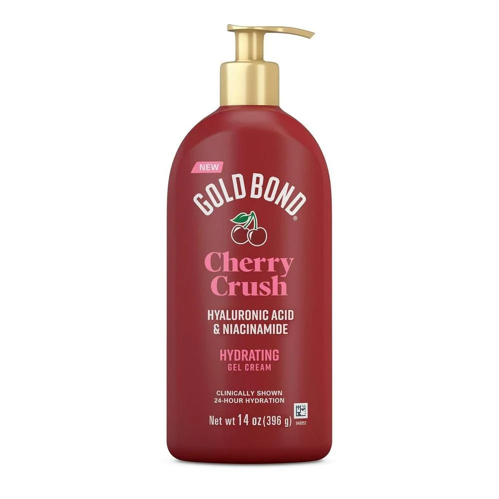 Gold Bond Cherry Crush Crema Gel Hidratante 24H Con Ácido Hialurónico Y Niacinamida 414ml