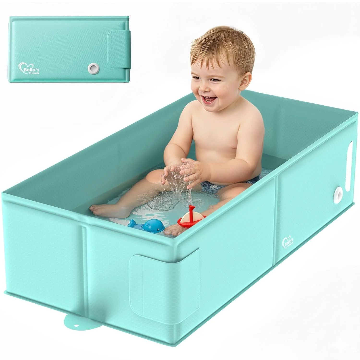 Bella's Friends Life Bañera Plegable Portátil para Niños 6 Meses a 3 Años Modelo 2