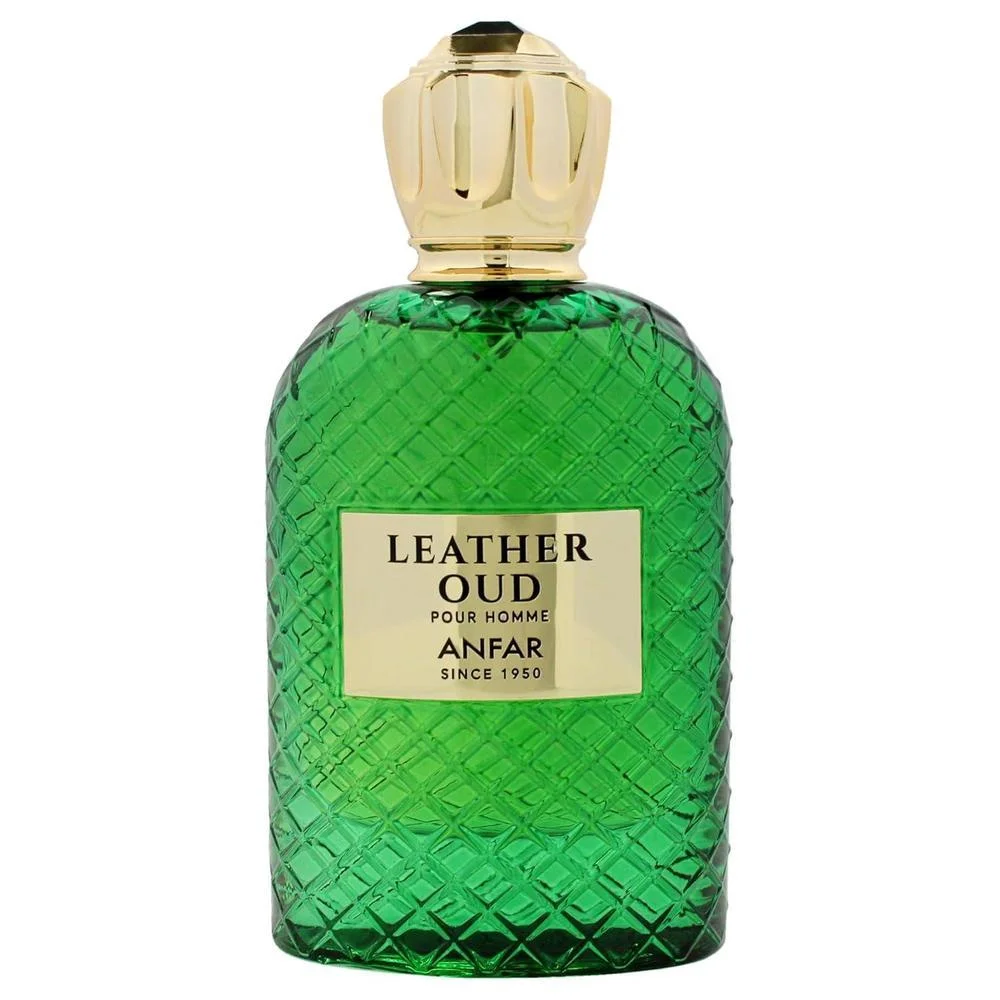 Leather Oud para hombre, fragancia amaderada con vetiver, sándalo, pachulí, amyris, cedro, clavo y cardamomo