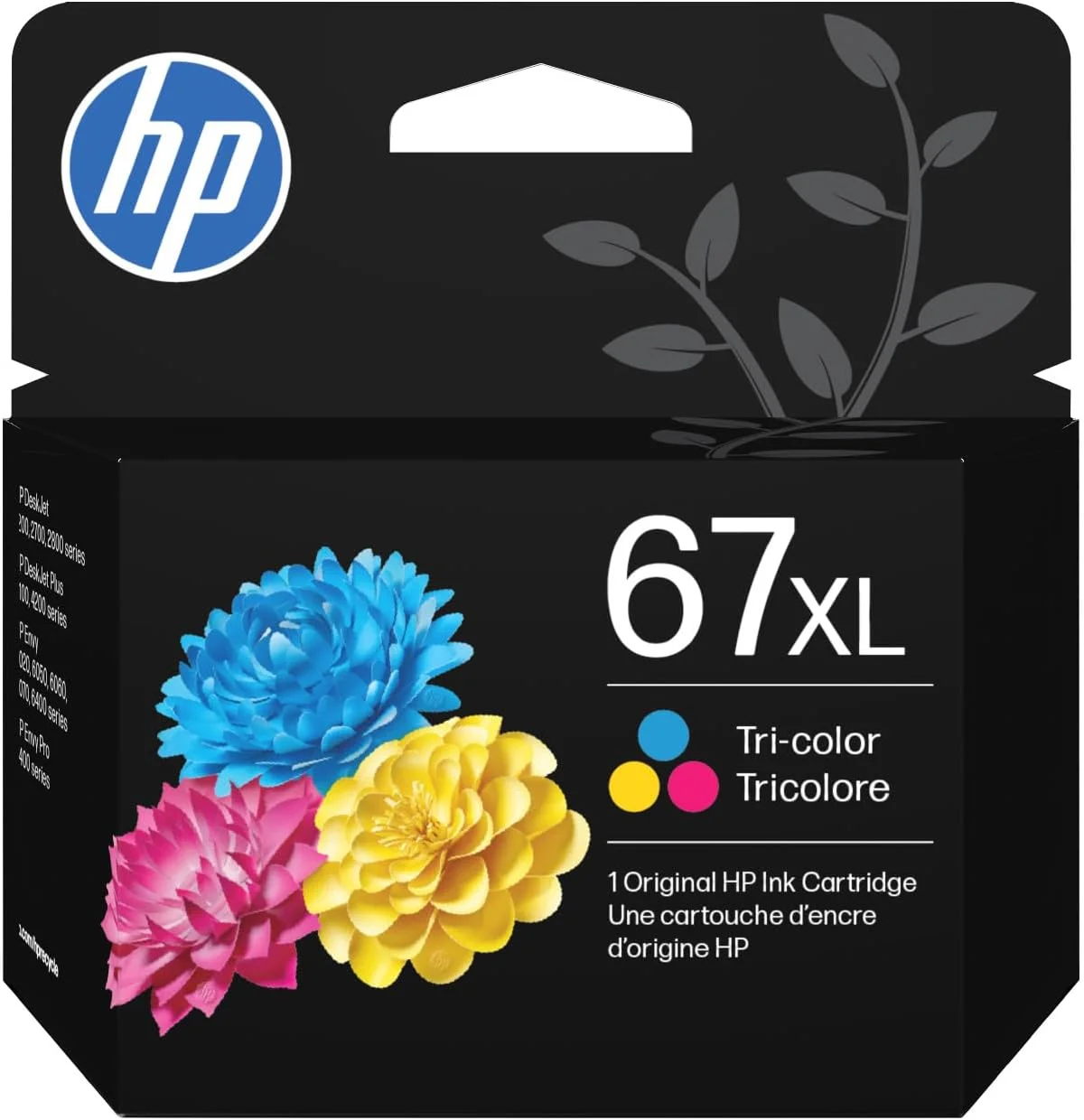 Cartucho de tinta HP 67XL tricolor de alto rendimiento