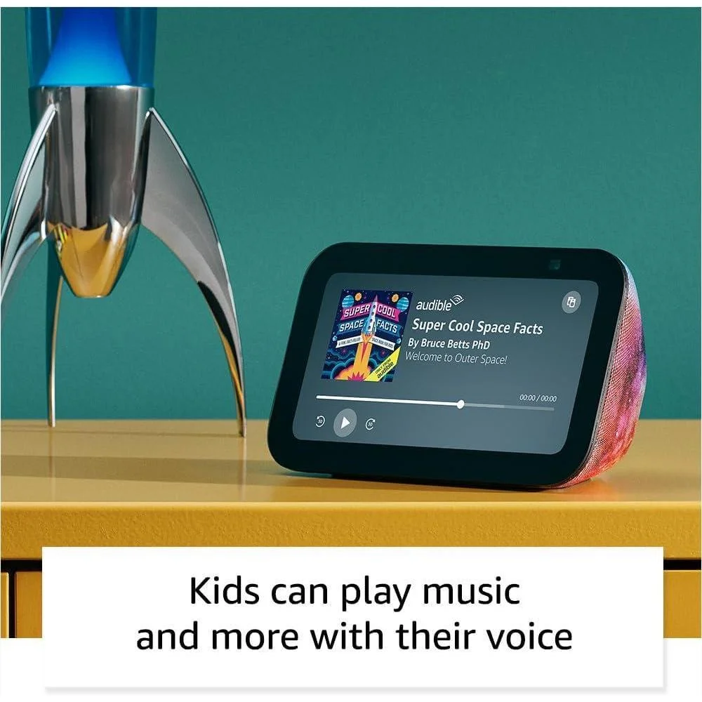Echo Show 5 Kids, nueva generación con diseño para niños, integración Alexa, control parental y un año de Amazon Kids+
