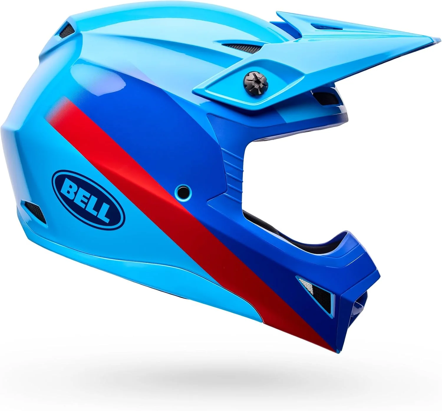 Casco Bell MX-10 MIPS Azul/Rojo Aviator Talla XS