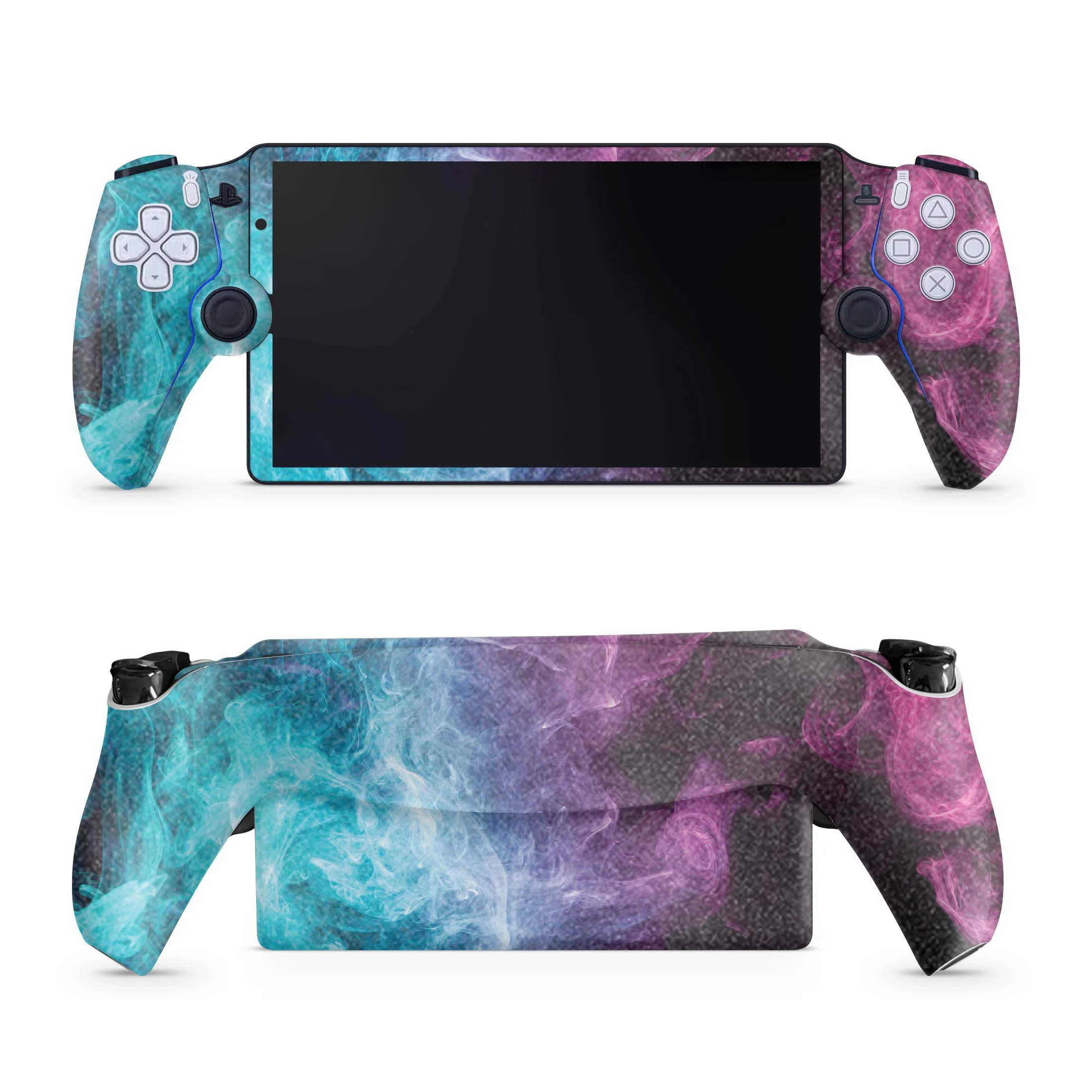Skin Glossy Glitter Gaming para PS5 Portal Remote Player Mystic Smoke