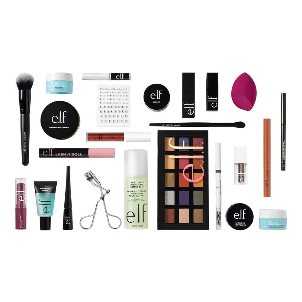 e.l.f. Sleigh the Holidays 2025 con esenciales para cuidado de la piel y maquillaje festivo edición limitada, vegano y libre de crueldad